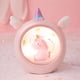 thumbnail image 2 of Lámpara de noche con luz nocturna, unicornios rosas, anime, para niños, regalo, 2 of 2