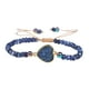 thumbnail image 4 of Pulsera con cuentas de piedra, regalo novedoso, brazalete trenzado ajustable para Acción de , compromiso, fiesta en playa, inauguración de con corazón, 4 of 8