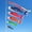 Blue, variant on ZZkhGo Carp Streamer Windsock Japanese Koinobori Fish Flag Outdoor Garden Decoration Nylon 1 Pack Colorful Hanging Flag