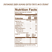 Puffworks baby Variety Pack (6 - peanut, 6 - almond) .5 oz, pack of 12
