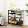 thumbnail image 2 of HOOBRO 29.5" Shoe Rack 5-Tier Shoes Storage Organizer Shelf for 16-20 Pairs Entryway Hallway BF58XJ01, 2 of 9