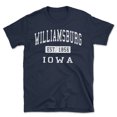 thumbnail image 1 of Williamsburg Iowa Classic Established Men's Cotton T-Shirt, 1 of 1