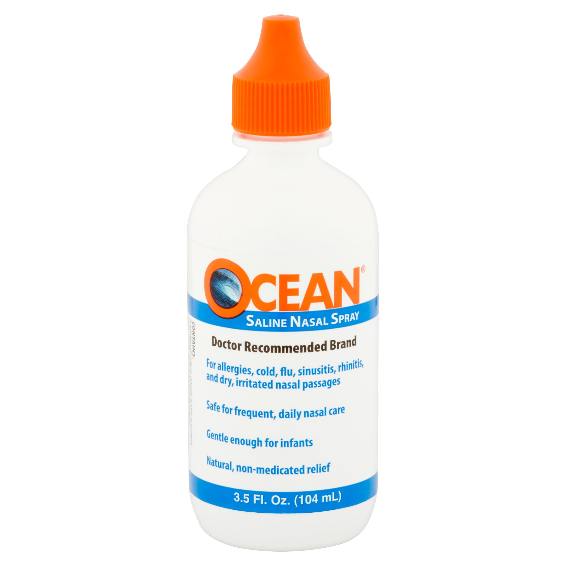 Ocean Saline Nasal Spray 3.5 fl oz Walmart