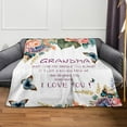 thumbnail image 4 of Grandma Gifts Blanket, Gifts for Grandma Birthday,Happy Birthday Grandma Grandmother Gifts, Best Grandma Gifts, Grandma Gifts Ideas for Mothers Day Christmas Throw 60"x50", 4 of 6