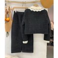thumbnail image 2 of Vestido de falda de dos piezas para mujer, de doble botonadura Chaqueta corta, vestido de vaina para mujer, conjuntos formales elegantes, vestido de trabajo de 2 piezas, 2 of 5