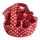 thumbnail image 1 of Soporte de cestería de recolección de huevos con organizador de mango con 7 bolsas de lienzo para la casa de pollos de cocina de Garden Farmhous Rojo, 1 of 10