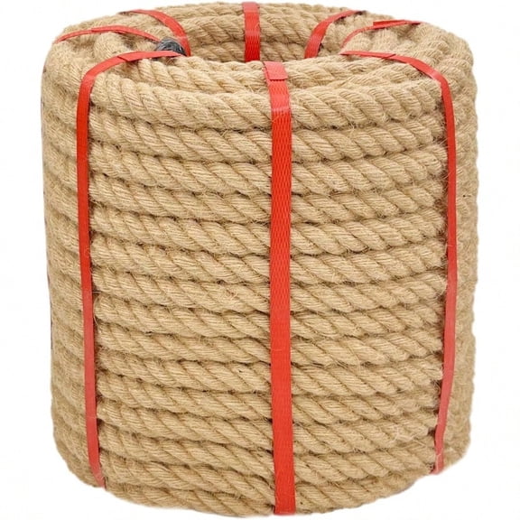 Hemp Rope 3/4 in X 150 Ft Thick Rope Twine Nautical Rope for Deer Crafts Swing