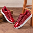 thumbnail image 6 of Glitter Sneakers for Women - Sparkly Bling Sequin Sneakers for Wedding, Party & Casual Wear, 6 of 9