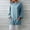 Blue, variant on VISALY Women's Linen Long Sleeve Crewneck Tunic Shirt Loose Fit Casual Pullover Tops with Pockets Plain Wrinkle Free Blouses Long Blouses Dressy Casual Lightweight Spring Fall Shirts Black L