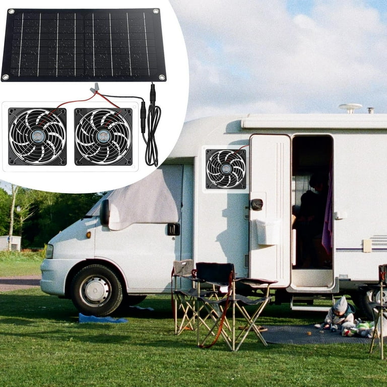Waterproof solar Exhaust Fan Extractor Ventilation Portable for Chicken  Coops poultry Greenhouse Shed Roofs Window - Walmart.com