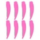 thumbnail image 3 of Juego de 8 limas de uñas de acero inoxidable con forma de cuerno de buey, lima pulidora de metal, limas de manicura, limas de uñas naturales para salón, hogar y viajes, mujeres y hombres, color rosa, 3 of 7