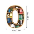 thumbnail image 3 of MesaSe Christmas Pendant Book Storage Rack Party Home Decoration Creative DIY Acrylic With LED Light Hanging Ornament, 3 of 18