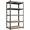 Dark Gray, variant on Yaheetech 5 Tier Metal Storage Rack with Adjustable Shelves, Silver