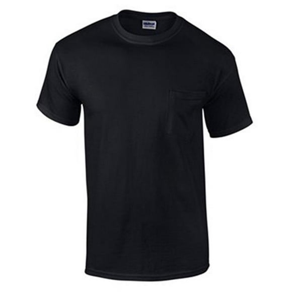 Gildan Usa Inc G205340BLK-L T-shirt à Manches Courtes pour Adultes - Large- Noir