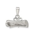 thumbnail image 3 of Rolled-Up Diploma Charm Pendant Necklace in Sterling Silver, 3 of 4