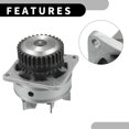 thumbnail image 4 of Unique Bargains Water Pump for Infiniti FX35 2003-2007 for Infiniti G35 2003-2007 No.210107Y026 with Rubber Ring Kit, 4 of 6