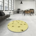 thumbnail image 3 of Ahgly Company Indoor Rectangle Patterned Corn Yellow Area Rugs, 2' x 3', 3 of 6