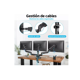 thumbnail image 4 of Brazo Para 3 Monitores De Escritorio Mountup 17-27 Negro, 4 of 5