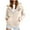 Beige, variant on Sweatshirt for Women Fashion Heart Print Fleece Hooded Jacket Fall Winter Long Sleeve Coat Tops