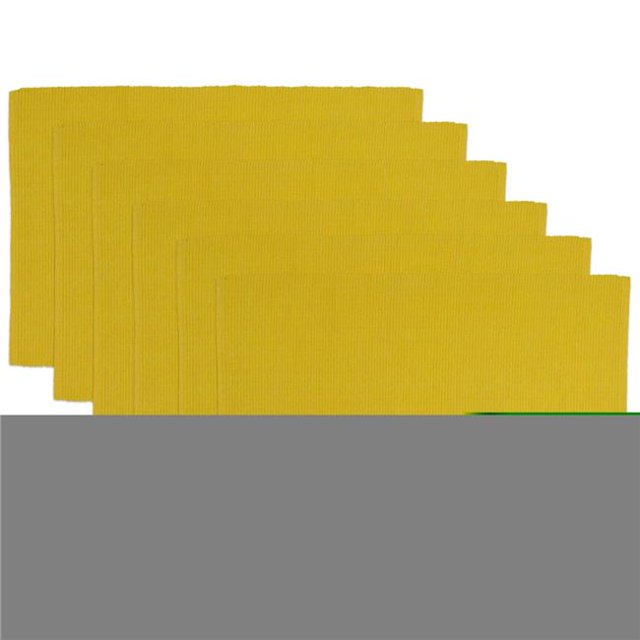 Design Imports CAMZ12033 Set de Napperons de Jonquilles 13 x 19 Po - 6 Pièces
