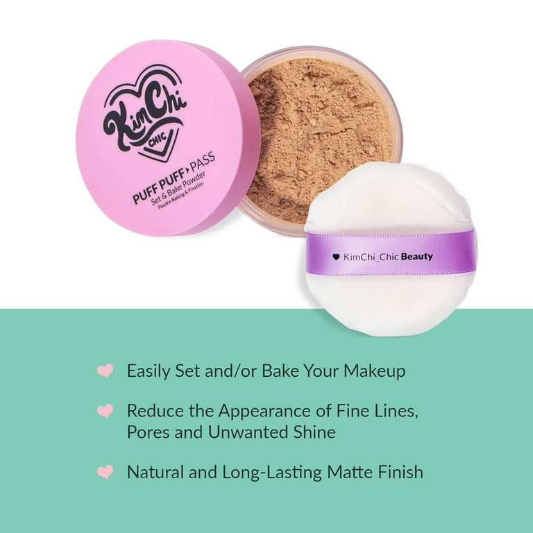 KimChi Chic Puff Puff Pass Setting Powder for Makeup in 05 Suntan
