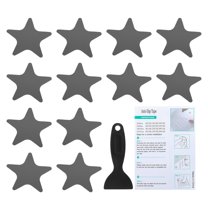 Uxcell Bathtub Non Slip Stickers Safety Shower Floor Anti Slip Stickers with Adhesive Decals Scraper for Bath Tub Shower Floor Gray