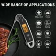 thumbnail image 2 of ThermoPro Termómetro Digital para Carne, Resistente Al Agua, con Pantalla LCD Retroiluminada Giratoria y Modo de Calibración para Cocinar, Asar y Freír - TP623W, 2 of 5
