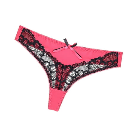 

Women s Lingerie Underwear Nightgown Sleepwear Lace Thong For Low With Knowbot Waist Panties Patchwork Women Woman Comfort Pajamas Women Fashion Garment