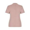 thumbnail image 3 of fatyb Womens V Neck Ribbed T Shirts Casual Short Sleeve Slim Tee Tops Solid Color Summer Tshirts S-5XL, 3 of 5