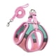 thumbnail image 5 of Arnés y correa para gatos, ajustable para paseos, para gatitos grandes y pequeños rosa y verde, 5 of 9