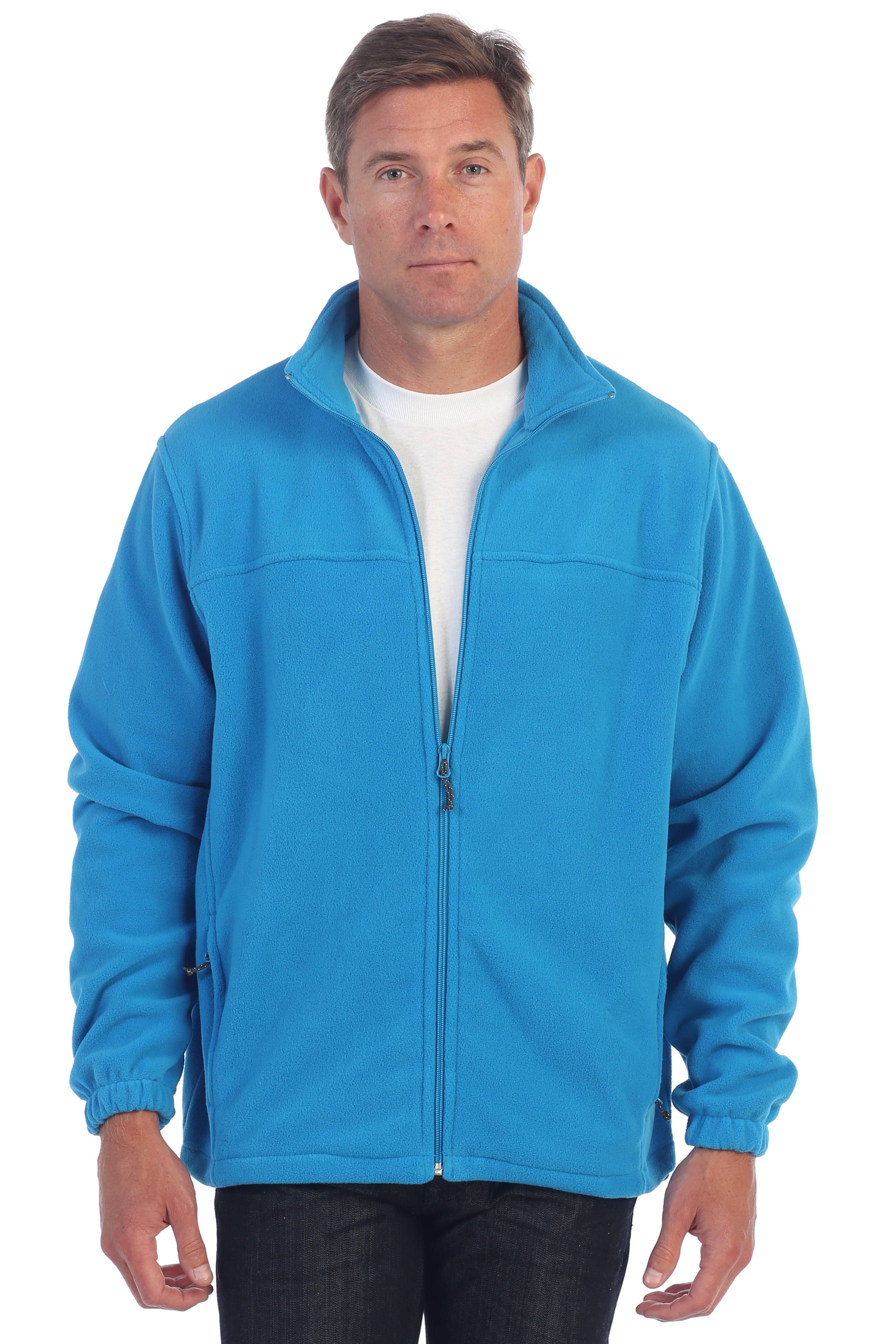 Gioberti Mens Full Zip Polar Fleece Jacket - Walmart.com