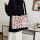 thumbnail image 5 of Bolso Estético Mano Casual Lindo Patrón Fresa Nailon para Mujeres Y Niñas, 5 of 8