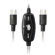 thumbnail image 5 of 2 adaptadores de cable USB MIDI, USB tipo A macho a MIDI DIN de 5 pines, interfaz de cable de entrada y salida con indicador LED para teclado musical, 5 of 7