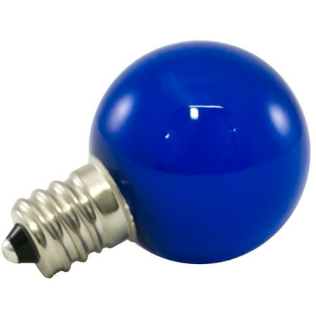 american lighting llc 1w blue frosted e12 candelabra led light bulb