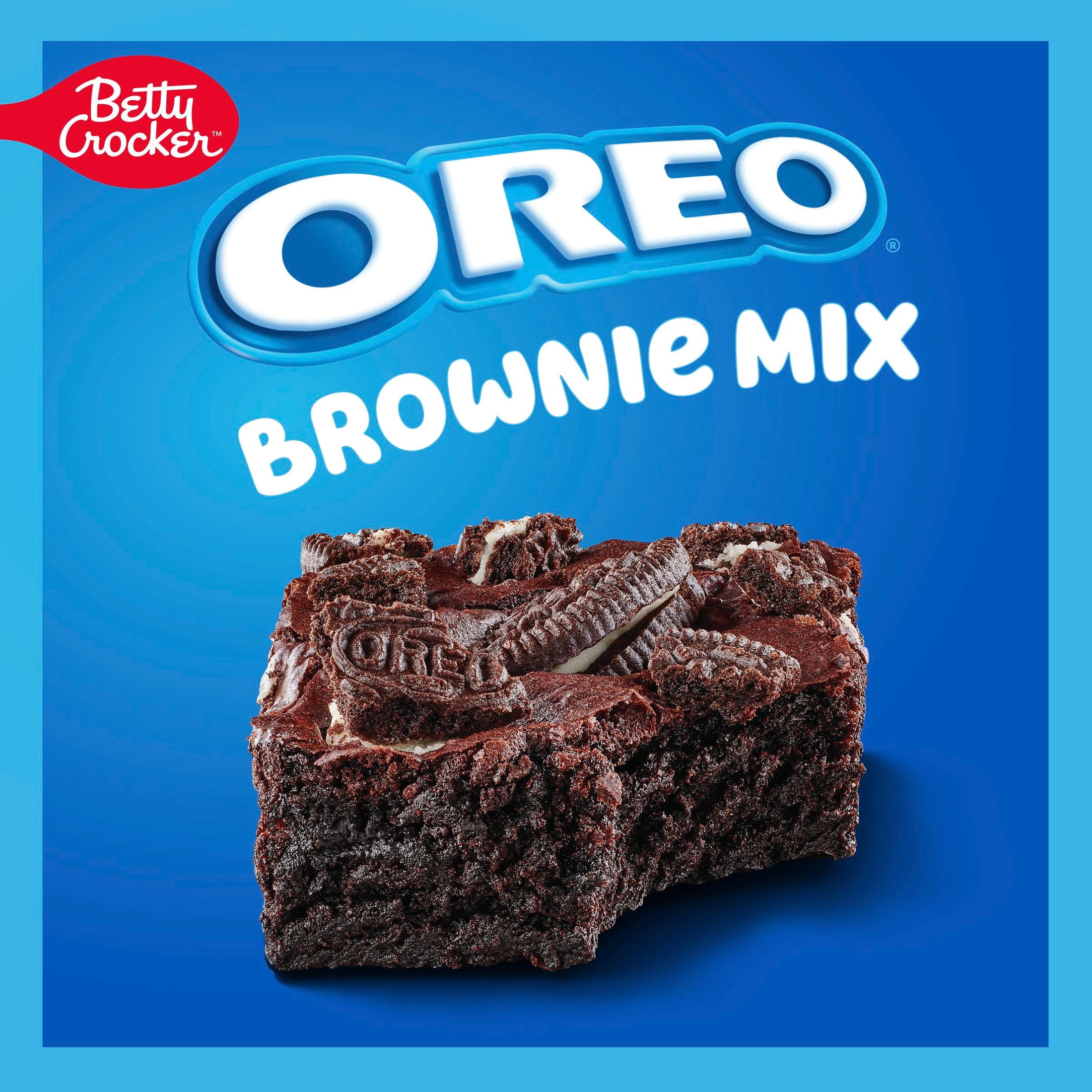 (2 pack) Betty Crocker OREO Brownie Mix, OREO Brownie Mix Topped With OREO Cookie Pieces, 13.6 oz