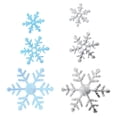 thumbnail image 2 of MasteelfCA 6 Sacs Mini Flocons de Neige Confettis Polyester Confettis Fournitures de Fête de Noël, 2 of 7