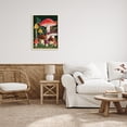 thumbnail image 2 of Stupell Industries Woodland Mushrooms Nature Botanical & Floral Painting White Framed Art Print Wall Art, 24 x 30, 2 of 8