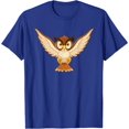 thumbnail image 1 of Cute Cool Flying Owl Bird of Night Hooter Owlet Owleez Bird T-Shirt, 1 of 1