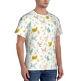 thumbnail image 2 of Bixox Men's Chicken Printed Short Sleeve Skinny Athletic T-Shirt, 2 of 6