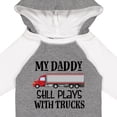 thumbnail image 4 of Inktastic Daddy Still Plays with Trucks Boys Long Sleeve Baby Bodysuit, 4 of 5