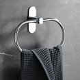 thumbnail image 4 of Anillo de toalla autoadhesivo para baño, soporte de toalla de mano adhesivo de acero inoxidable, colgador de toalla de mano moderno sin perforaciones, 4 of 5
