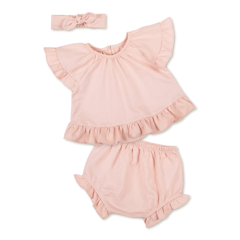 Little Star Organic Infant Girls 3-Piece Bundle Set photo 6