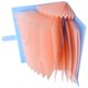 thumbnail image 3 of Bolsas para carpetas de archivos A4, organizador de documentos multicapa, bolsillos de información para almacenamiento de papel (azul), 3 of 14