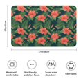 thumbnail image 3 of Pioneer Flower Floral Print Pattern Bathroom Rugs Mat, Non Slip Microfiber Bathroom Rug with Rubber Backing, Soft Mats for Bathroom Floor Tub Shower, 17"x27", 3 of 5