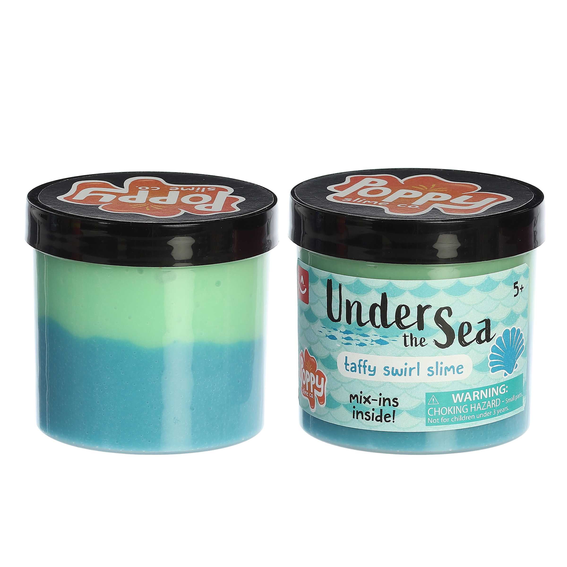 Aurora Toys - Medium Green Poppy Slime Co. - 11.3oz Under The Sea Slime - Gooey Toy