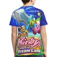 thumbnail image 2 of Kirby Boys Girls 3d Graphic Printed T-Shirt Crewneck Short Sleeve Tees, 2 of 6