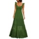 thumbnail image 1 of Moda mujer elegante sexy casual sin mangas honda correa color puro vestido largo Pompotops ghjkhdj1171, 1 of 8