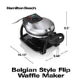 thumbnail image 3 of Hamilton Beach 26010R Acero inoxidable wafflera - Gofrera, 3 of 7