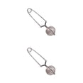 thumbnail image 2 of Wosthever Stainless Steel Tea Infuser Fine Mesh Bag Drink Cafe Home Steeper Filter Cup Maker Leaf Loose Holder Strainer Herbal Type2 NO2, 2 of 6