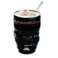 thumbnail image 2 of Camera Lens Coffee Mug Tea Cup Portable Travel Cup Drinks Leak-proof Lid Gifts, 2 of 6